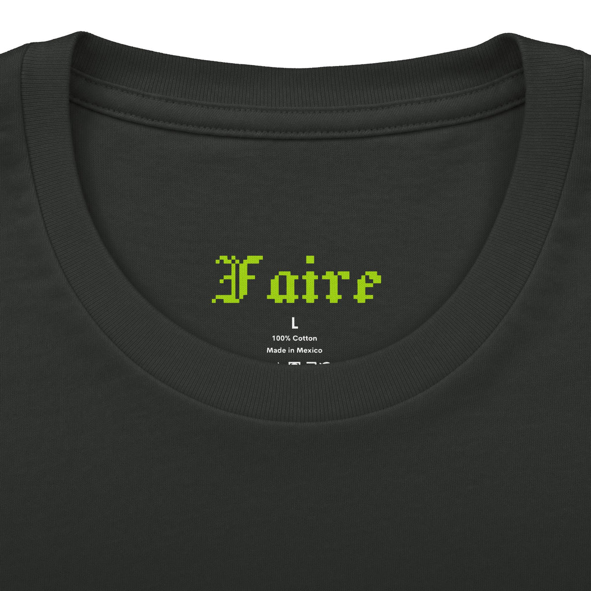 Daggers Tee - Off Black & Green
